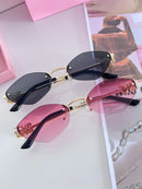 Óculos Miu Miu Sem Armação Oval